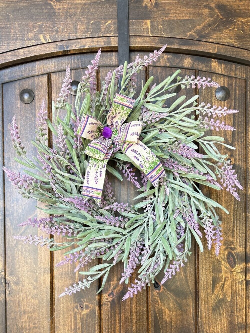 Lavender Wreath, Summer Wreath, Small Wreath